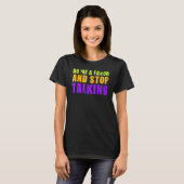 Tshirt Commentaire Sarcastique Me Faire Une Faveur (Devant entier)