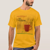 Tshirt couleur jaune tendance (Devant)