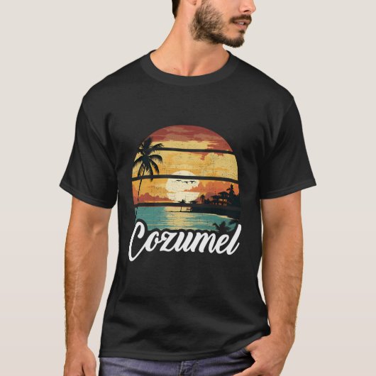 Tshirt Cozumel - île de Cozumel (Devant)