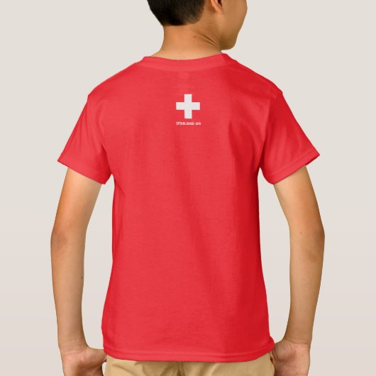 TShirt Croix Suisse - Established 1291 (Dos)