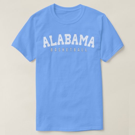 TShirt de basketball en Alabama (Design devant)