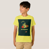 Tshirt de conception d'astronaute pour garçons (Devant entier)