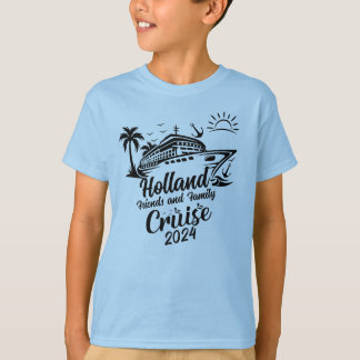 Tshirt de croisière pour enfants amis et famille