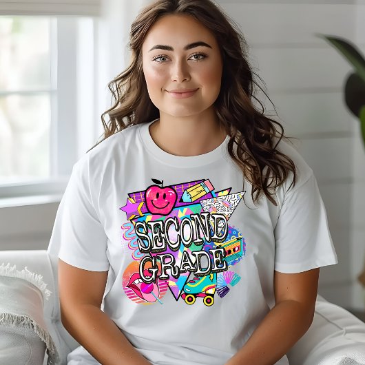Tshirt de deuxième année de la Retro 90
