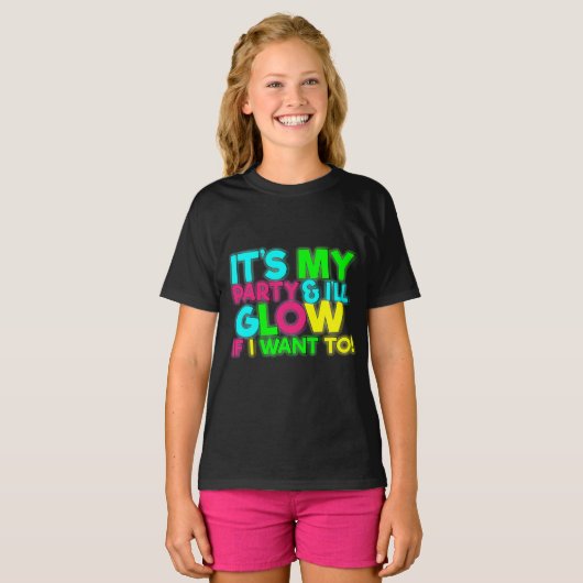 Tshirt de fête d'anniversaire (Devant entier)