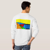 Tshirt de guitare, imprimé sur les deux côtés (Dos entier)