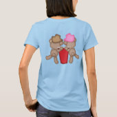 Tshirt de la Coupe Rouge Teddy Bear Party (Dos)