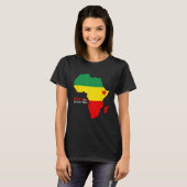 Tshirt de la fierté éthiopienne Dr Abiy Ahmed Stan (Devant entier)