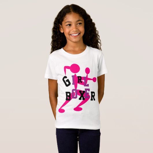 Tshirt de la FILLE rouge rose pourpre AJOUTER NOM  (Devant entier)