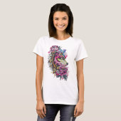 Tshirt de loup coloré (Devant entier)