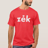 tshirt de nom de famille zek polonais (Devant)
