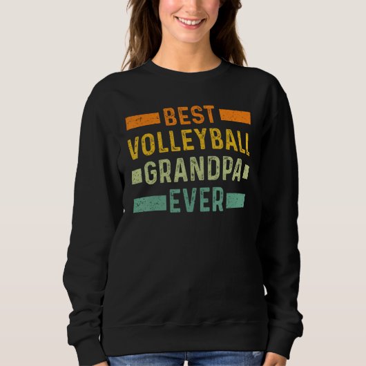 Tshirt de volleyball cool Meilleur grand-père de v (Devant)