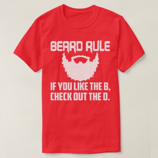 Tshirt des amateurs de barbe (Design devant)
