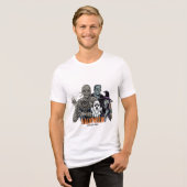 Tshirt des monstres d'Halloween (Recto plein)