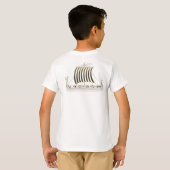 Tshirt du bateau doré métallisé Viking (Dos entier)