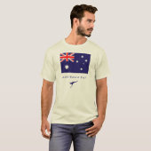 Tshirt du drapeau australien (Devant entier)