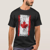 Tshirt du drapeau du Canada, drapeau du Canada, Ca (Devant)