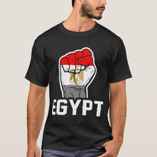Tshirt du drapeau égyptien (Devant)