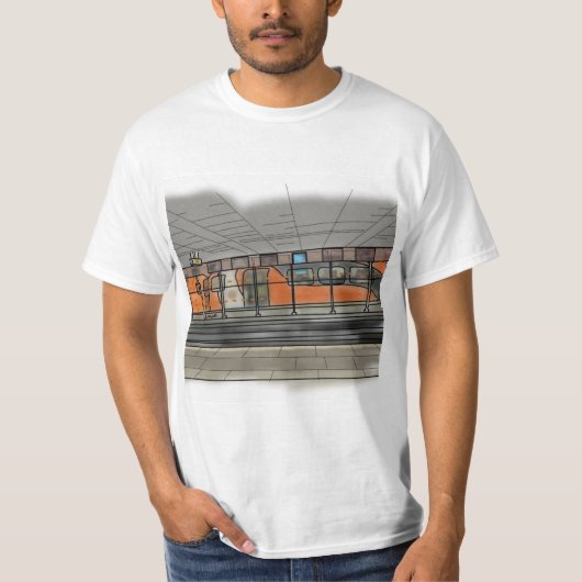 Tshirt du métro Glasgow (Devant)
