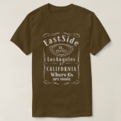 Tshirt East Side Los Angeles (Design devant)