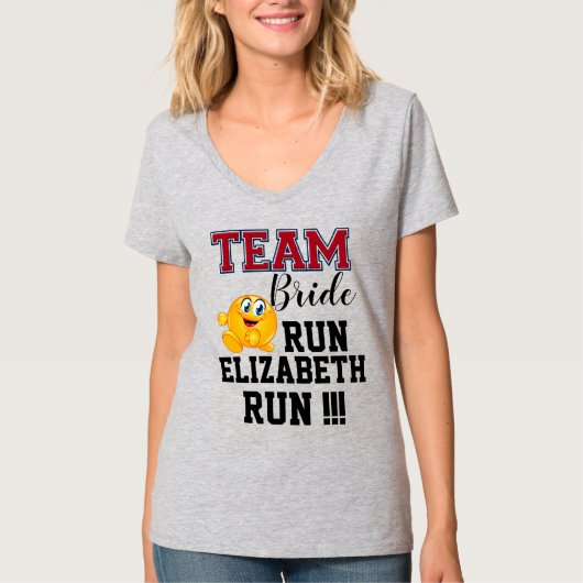 TShirt Équipe de la Mariée (Devant)