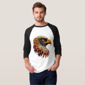 Tshirt estampada diseño artístico Águila (Devant entier)