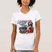 Tshirt femme vintage Glam (Devant)