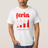 Tshirt feria alcool humour (Devant)