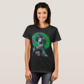 Tshirt Geisha pour femmes (Devant entier)