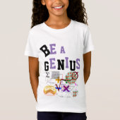 Tshirt GENIUS 4 Filles NOM sur le dos (Devant)