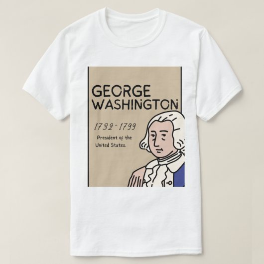 Tshirt George Washington  (Design devant)