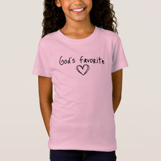 Tshirt - Gods favoriet (Voorkant)