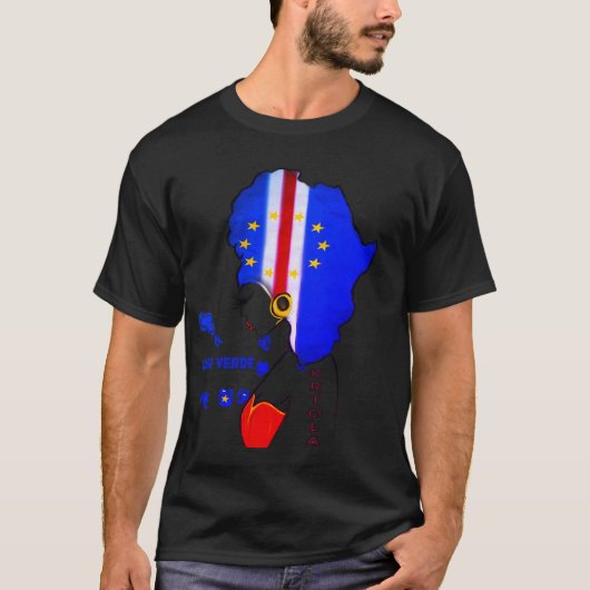 Tshirt graphique Cabo Verde Kriola (Devant)