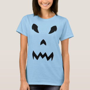 Tshirt Halloween visage citrouille