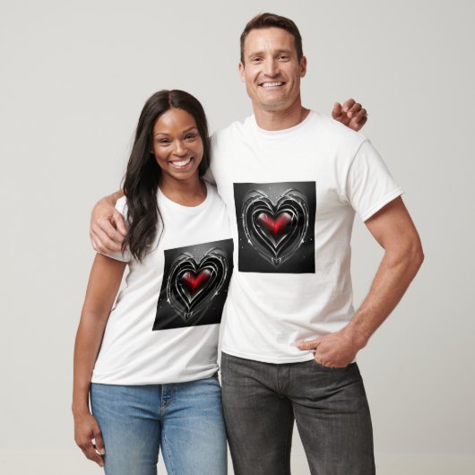 Tshirt Heart Design (Unisexe)
