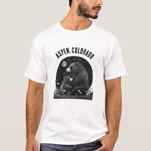 Tshirt Homme Bear Aspen Colorado (Devant)