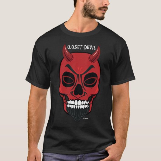 Tshirt homme démon mal (Devant)