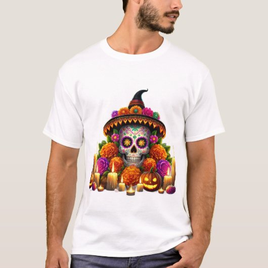 Tshirt homme soirée Halloween (Devant)