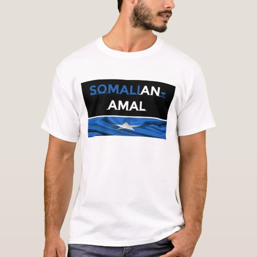 Tshirt homme somalien-amal (Devant)