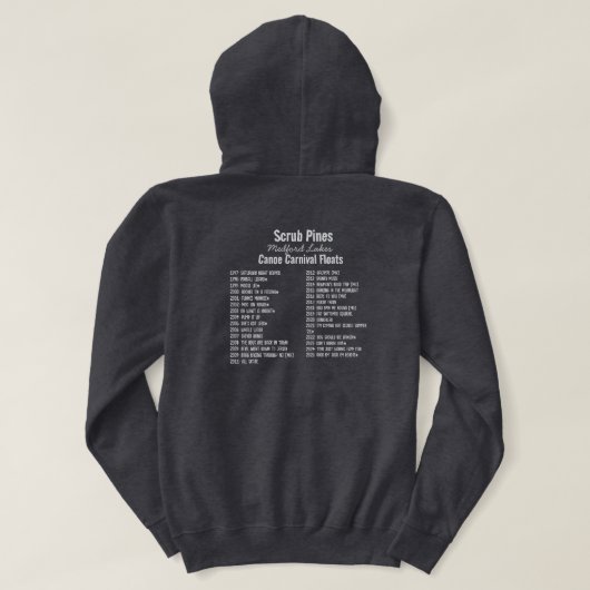 Tshirt / hoodie met licht schrijven op de rug voor (Design achterkant)