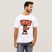 TSHIRT ICI VIENT LA FUMÉE (Devant entier)
