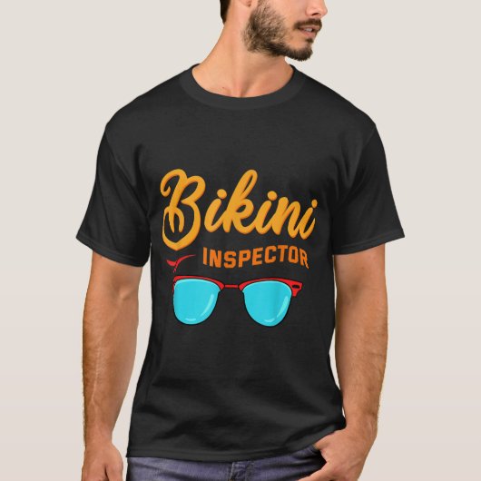 Tshirt Inspecteur Bikini amusant (Devant)