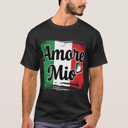Tshirt italien Amore Mio (Devant)