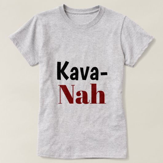Tshirt Kava-Nah (Design devant)