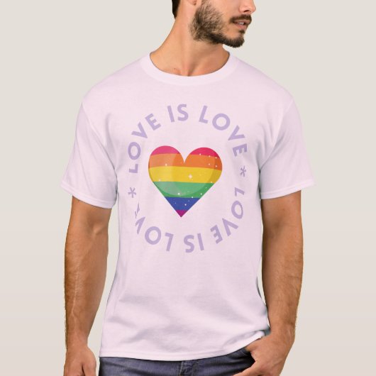 tshirt love is love (Devant)