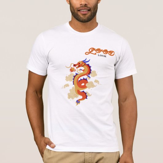 Tshirt Lucky Dragon : La Fortune prend son envol (Devant)