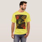 Tshirt mains colorées (Devant entier)