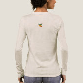 Tshirt Manches Longues Colombe de la Paix Rétro Ar (Verso)