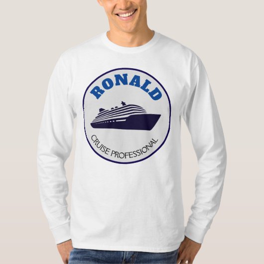 Tshirt Manches Longues Professionnel de Croisière  (Devant)