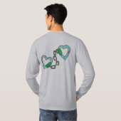tshirt manches longues valentine's day pour cadeau (Dos entier)
